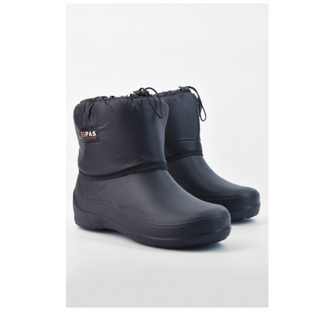 Дутики мужские пена на меху черного цвета 194800L