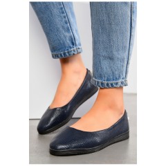 Балетки женские темно-синего цвета 194942L
