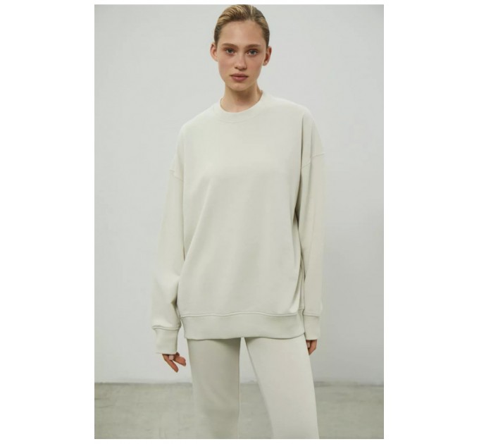 Світшот жіночий бежевого кольору 195190L