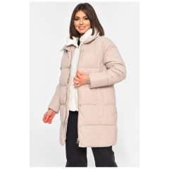 Куртка жіноча єврозима бежевого кольору 195413L