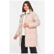 Куртка женская еврозима бежевого цвета 195413L