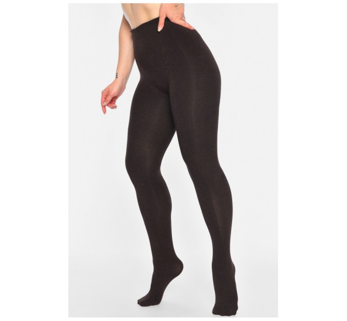 Колготи жіночі темно-коричневого кольору 195477L