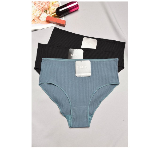 Набор женских трусов полубатальных 3 штуки 195499L