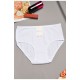 Трусы женские полубатальные белого цвета 195607L. Трусы женские полубатальные белого цвета 195607L.
