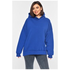 Худі жіноче на флісі синього кольору 195872L
