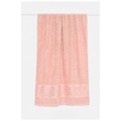 Полотенце банное махровое светло-розового цвета 196538L Полотенце банное махровое светло-розового цвета 196538L