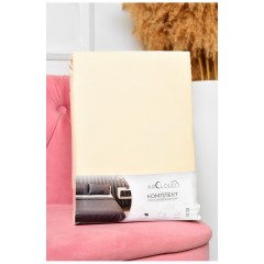 Комплект постільної білизни євро однотонний жовтого кольору 196766L