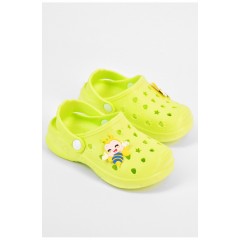 Кроксы детские салатового цвета 196797L