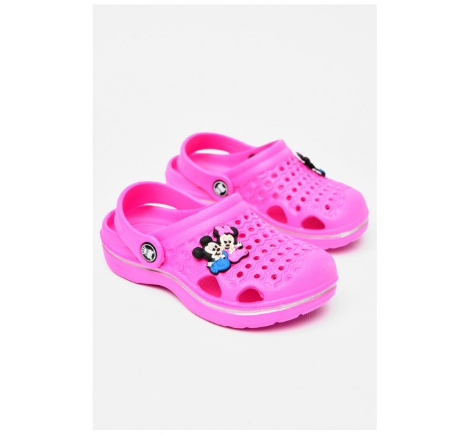 Крокси дитячі рожевого кольору 197186L