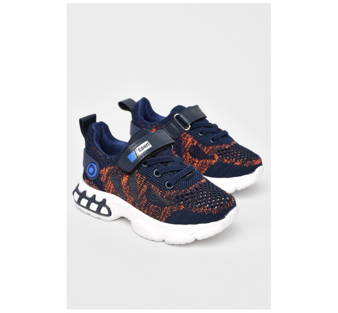 Кросівки дитячі темно-синього кольору текстиль 197426L