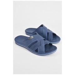 Шльопанці чоловічі піна темно-синього кольору 197465L