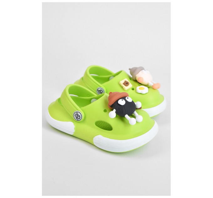 Крокси дитячі для дівчинки салатового кольору 197481L