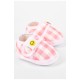 Пінетки дитячі для дівчинки коралового кольору 198354L