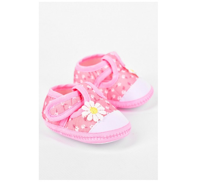 Пінетки дитячі для дівчинки рожевого кольору 198357L