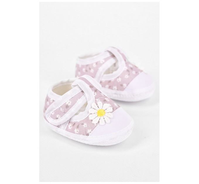 Пінетки дитячі для дівчинки бежевого кольору 198359L