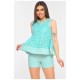 Костюм жіночий трійка м'ятного кольору 198680L