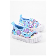 Мокасины детские голубого цвета 198767L