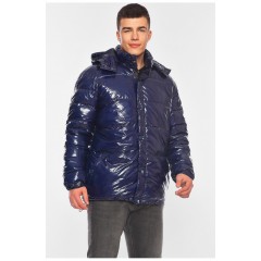 Куртка мужская зимняя темно-синего цвета 199158L Куртка мужская зимняя темно-синего цвета 199158L