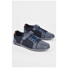 Детские туфли для мальчика темно-синего цвета 199424L Детские туфли для мальчика темно-синего цвета 199424L