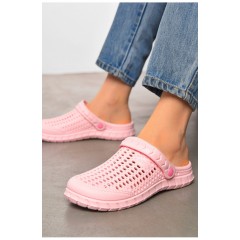 Крокси жіночі рожевого кольору 199522L