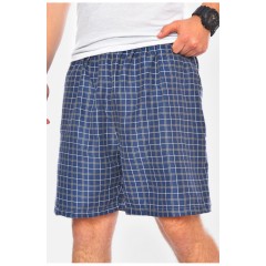 Шорти чоловічі батальні темно-синього кольору з принтом 199967L