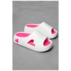 Шльопанці піна жіночі білого кольору 199981L