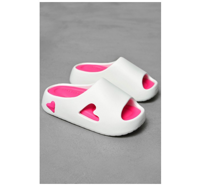 Шлепанцы пена женские белого цвета 199981L