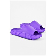 Шльопанці дитячі для дівчинки піна фіолетового кольору 200054L