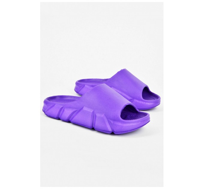 Шльопанці дитячі для дівчинки піна фіолетового кольору 200054L