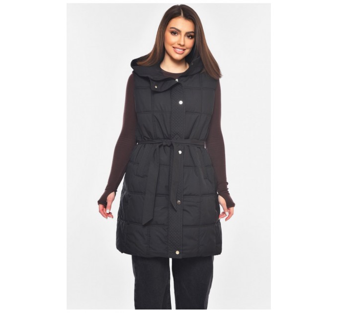 Жилетка жіноча батальна чорного кольору 200311L