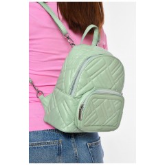 Рюкзак жіночий з екошкіри м'ятного кольору 200534L