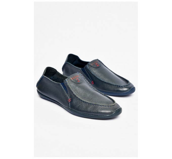 Туфли мужские синего цвета 200615L