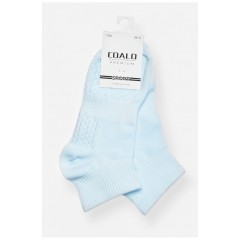 Шкарпетки жіночі демісезонні спортивні світло-блакитного кольору 200803L