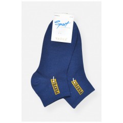 Шкарпетки жіночі демісезонні спортивні темно-синього кольору 200841L