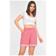 Шорты женские красного цвета 200913L