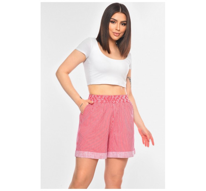 Шорти жіночі червоного кольору 200913L