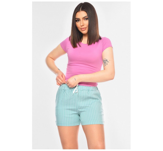 Шорты женские мятного цвета 200916L