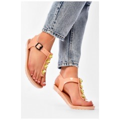 Босоніжки жіночі світло-рожевого кольору 201243L