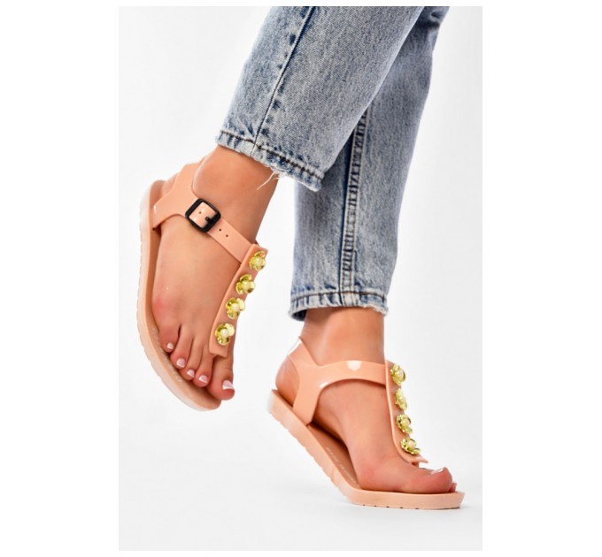 Босоніжки жіночі світло-рожевого кольору 201243L