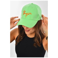 Кепка жіноча зеленого кольору 201285L