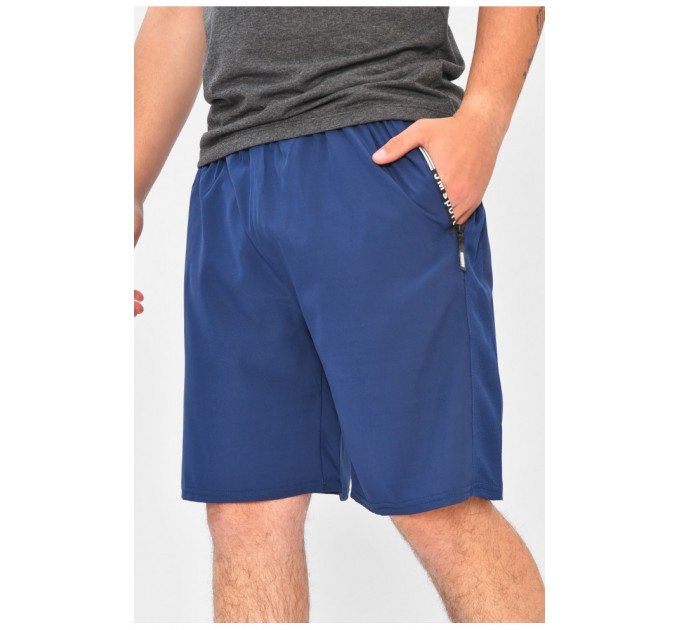 Шорти чоловічі спортивні синього кольору 201941L