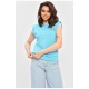Футболка жіноча без рукавів блакитного кольору 202167L