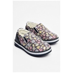 Мокасини дитячі для дівчинки темно-синього кольору 202305L