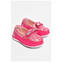 Мокасини дитячі для дівчинки рожевого кольору 202329L