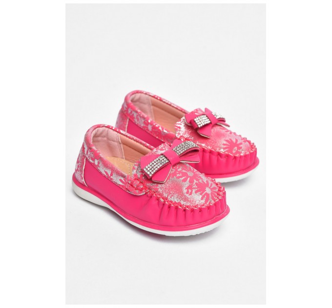 Мокасины для девочки розового цвета 202329L