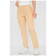 Штани жіночі однотонні бежевого кольору 202565L