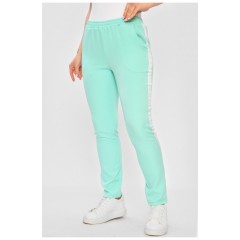 Штани жіночі однотонні м'ятного кольору 202566L