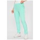 Штани жіночі однотонні м'ятного кольору 202566L