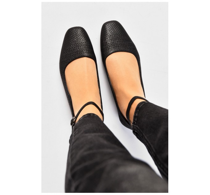 Балетки жіночі темно-сірого кольору 202576L