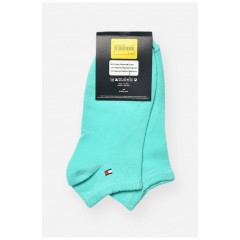 Шкарпетки жіночі спортивні демісезонні бірюзового кольору 202638L